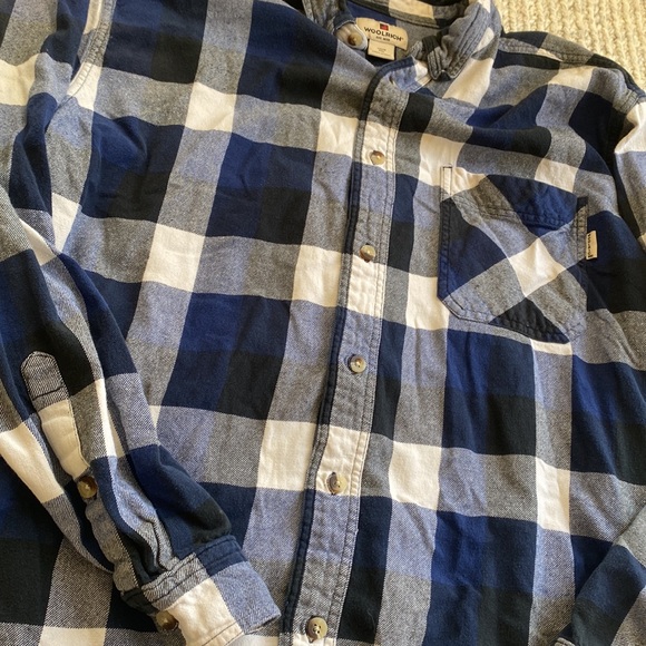 Mens Woolrich Flannel 2XL - Picture 5 of 8